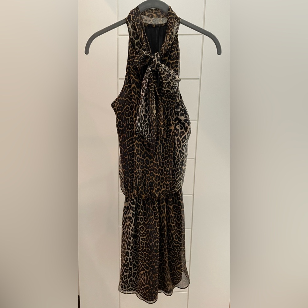 Ramy Brook Animal Print Mini Dress
